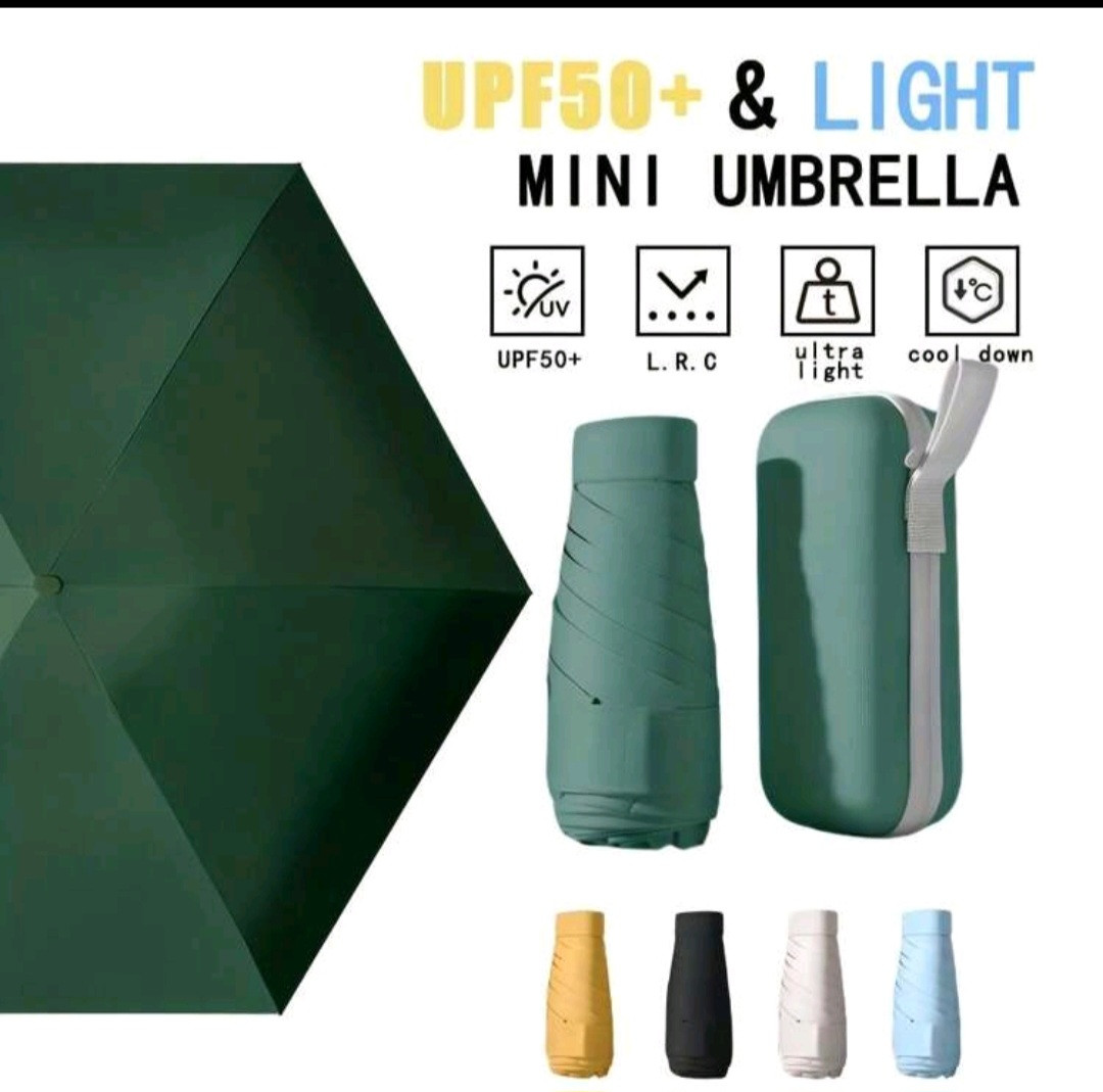 مظلة قابله للطي في علبة جيب صغيرة جدا