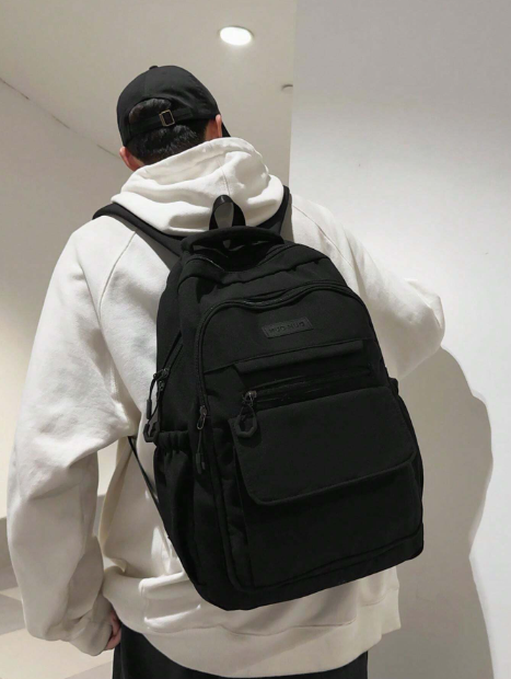 حقيبة الظهر المحفظة محكمة الغلق، مقاومة للماء ومحمولة للسفر والعطلات والعمل والمكتب والرياضة والنادي والأنشطة الخارجية، من النايلون الكاجوال.